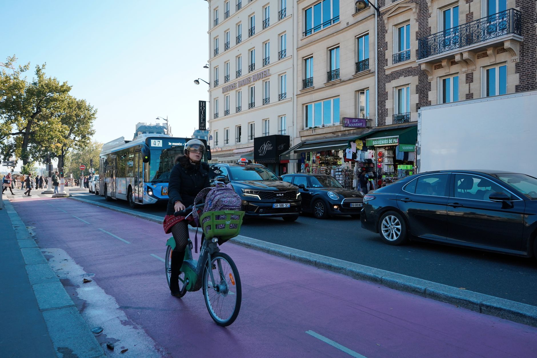 Vélo ou transports en commun pour trajets urbains